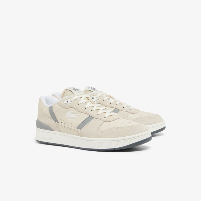 мужские кеды  t-clip set 224 3 sma от бренда lacoste вид слева