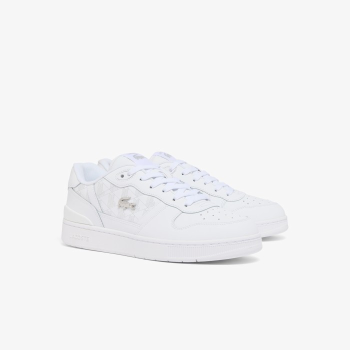мужские кеды t-clip set от бренда lacoste вид слева