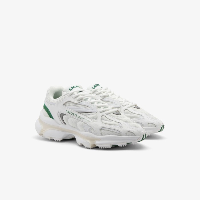 мужские кроссовки  l003 от бренда lacoste вид слева