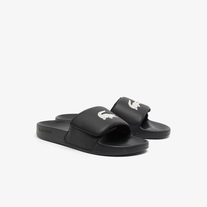 мужские пантолеты  serve slide 0 s 1261 cma от бренда lacoste вид слева