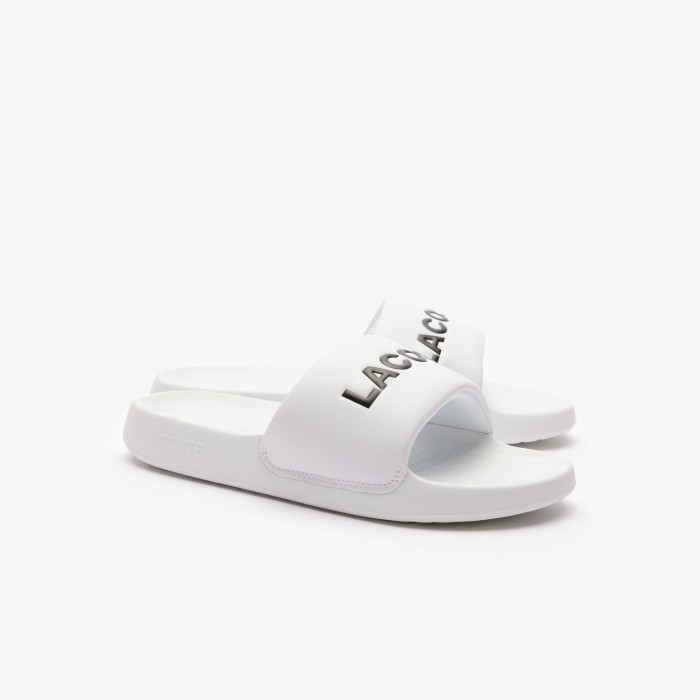 мужские сланцы  serve slide 1.0 124 2 cma от бренда lacoste вид слева