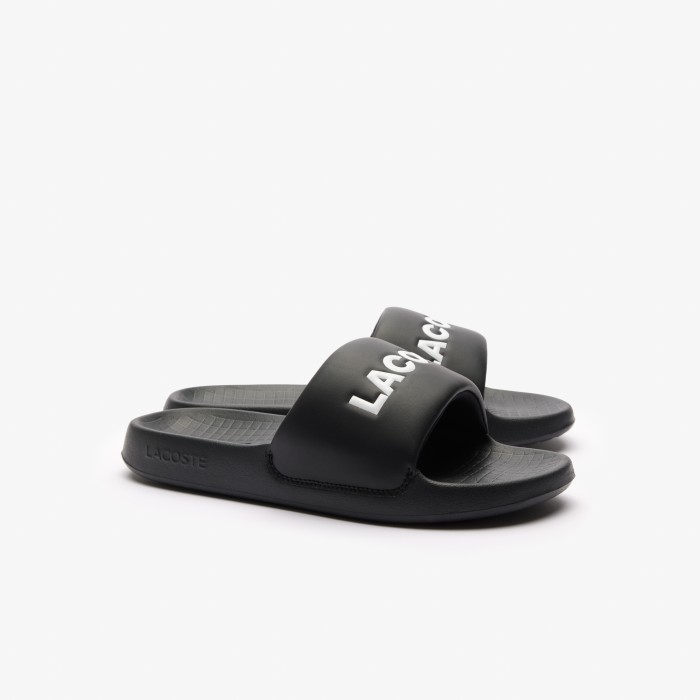 мужские сланцы  serve slide 1.0 124 2 cma от бренда lacoste вид слева
