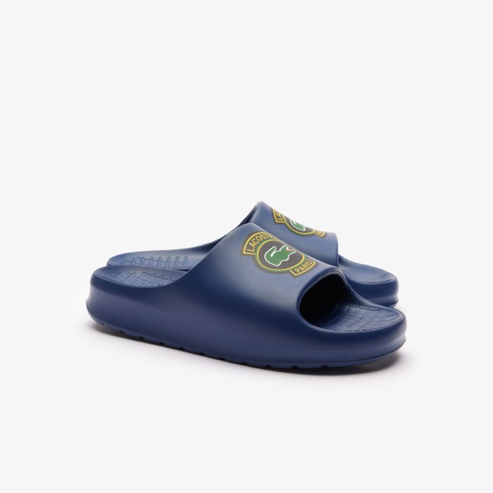 мужские сланцы  serve slide 2.0 124 4 cma от бренда lacoste вид слева
