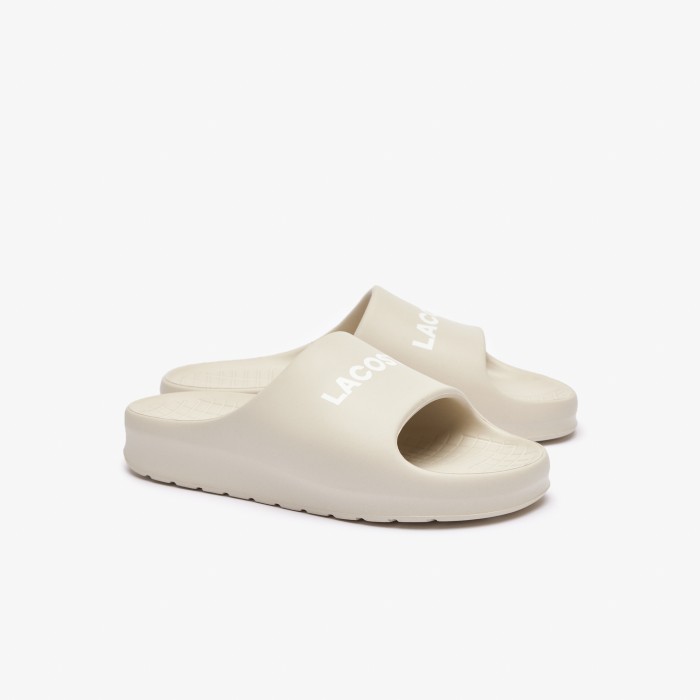 мужские сланцы  serve slide 2.0 1241 cma от бренда lacoste вид слева
