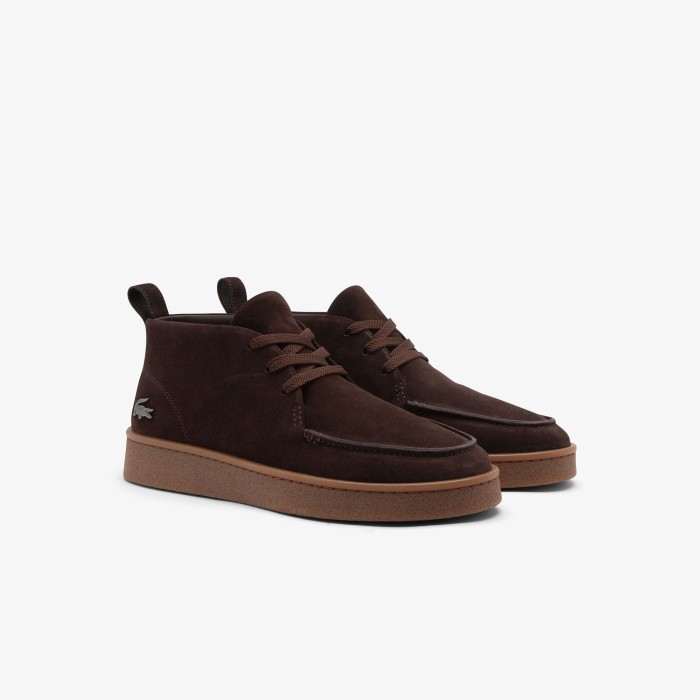 мужские высокие ботинки  baseshot chukka 2252 sma от бренда lacoste вид слева