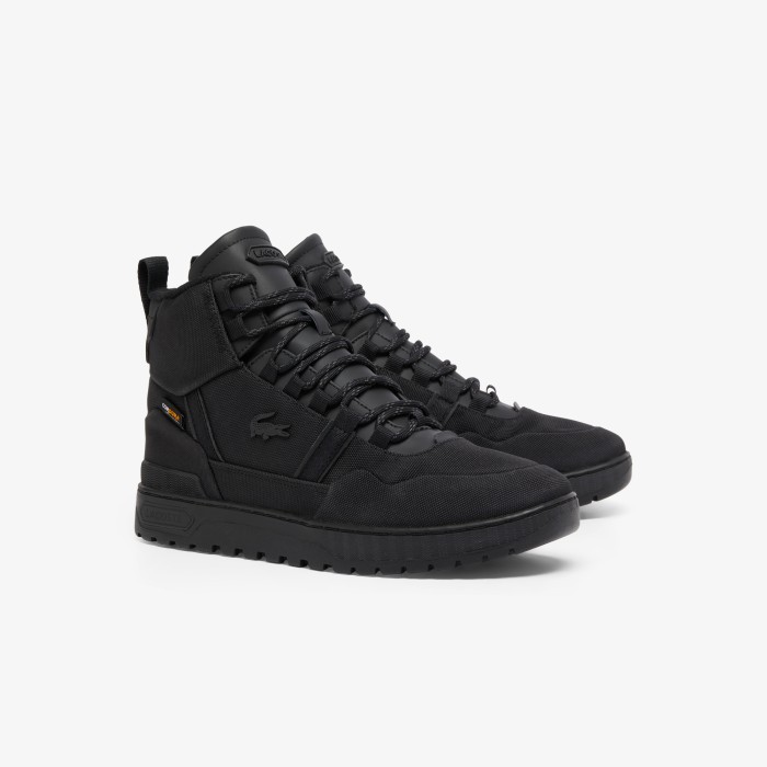 мужские высокие зимние ботинки  t-clip wntr mid 224 1 sma от бренда lacoste вид слева