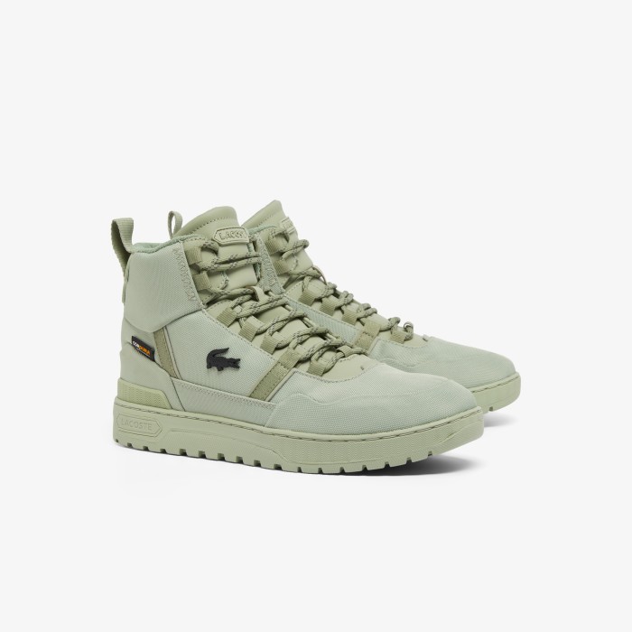 мужские высокие зимние ботинки  t-clip wntr mid 224 1 sma от бренда lacoste вид слева
