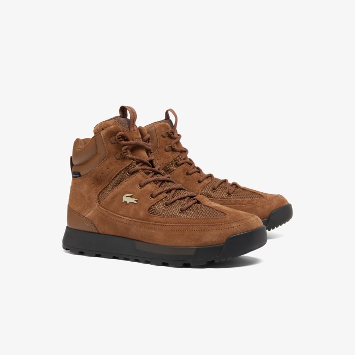 мужские высокие зимние ботинки  urban breaker 224 1 cma от бренда lacoste вид слева