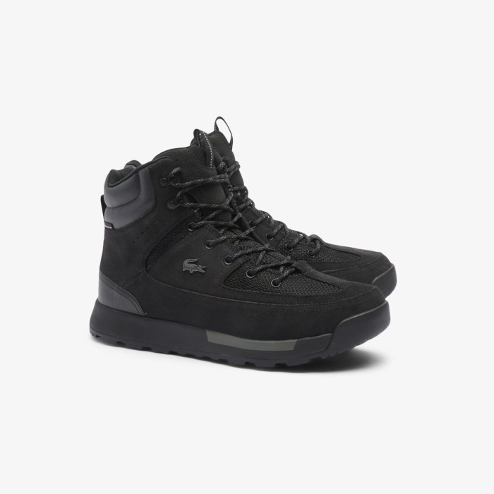 мужские высокие зимние ботинки  urban breaker 224 1 cma от бренда lacoste вид слева