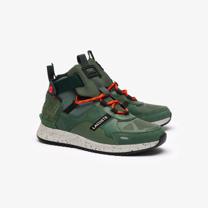 мужские зимние ботинки  run breaker 223 1 sma от бренда lacoste вид слева