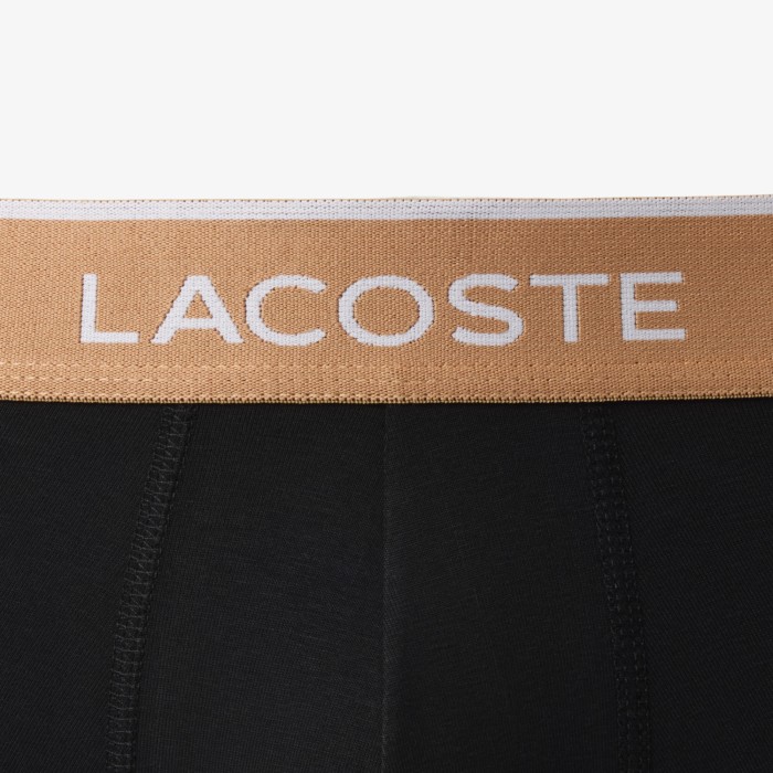 мужское хлопковое нижнее белье  (3 шт.) от бренда lacoste вид слева