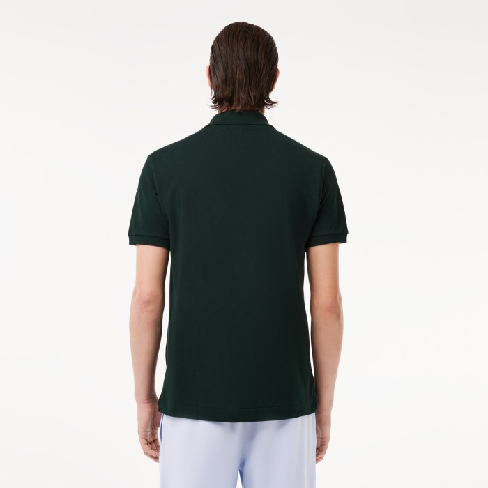 мужское поло  l1212 классического кроя от бренда lacoste вид слева