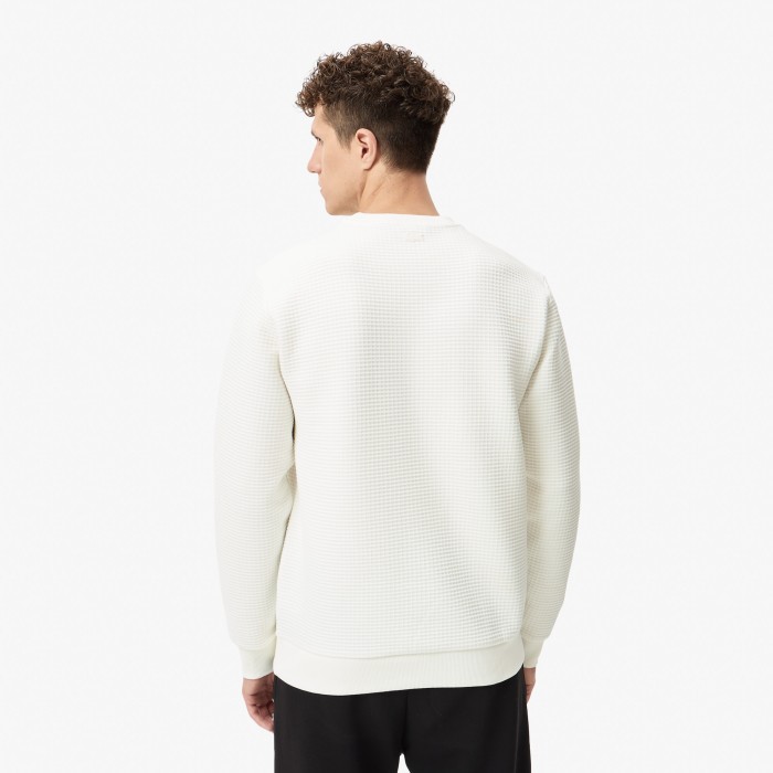 мужской лонгслив  tennis heritage стандартного кроя от бренда lacoste вид слева