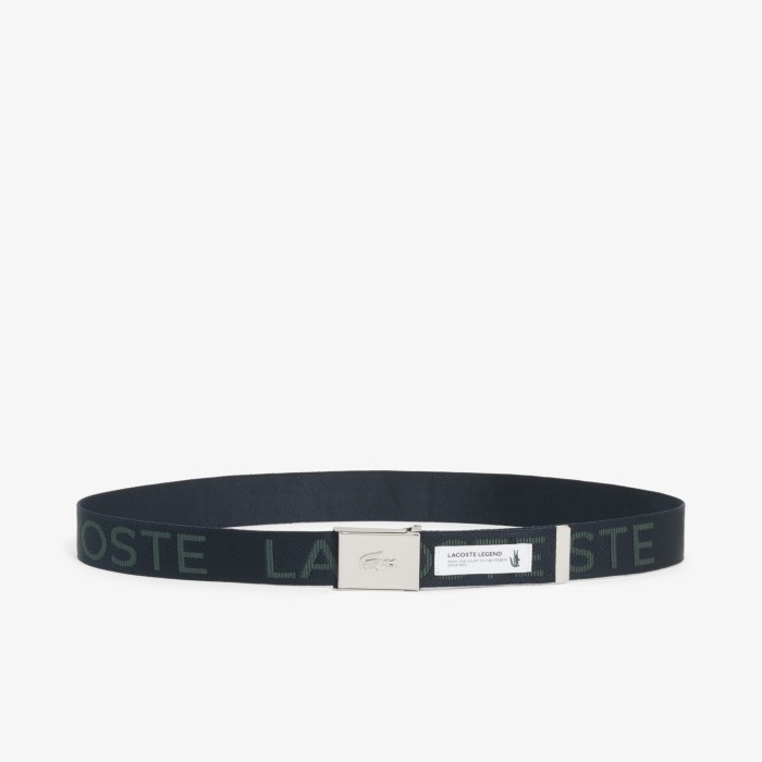 мужской ремень casual 40mm от бренда lacoste вид слева