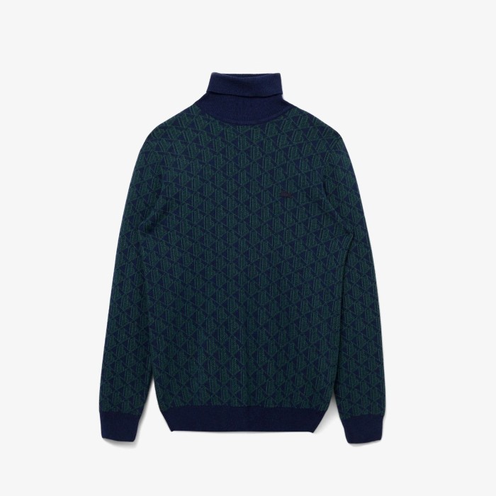 мужской свитер  contrast collar monogram по цене 17836 руб вид справа
