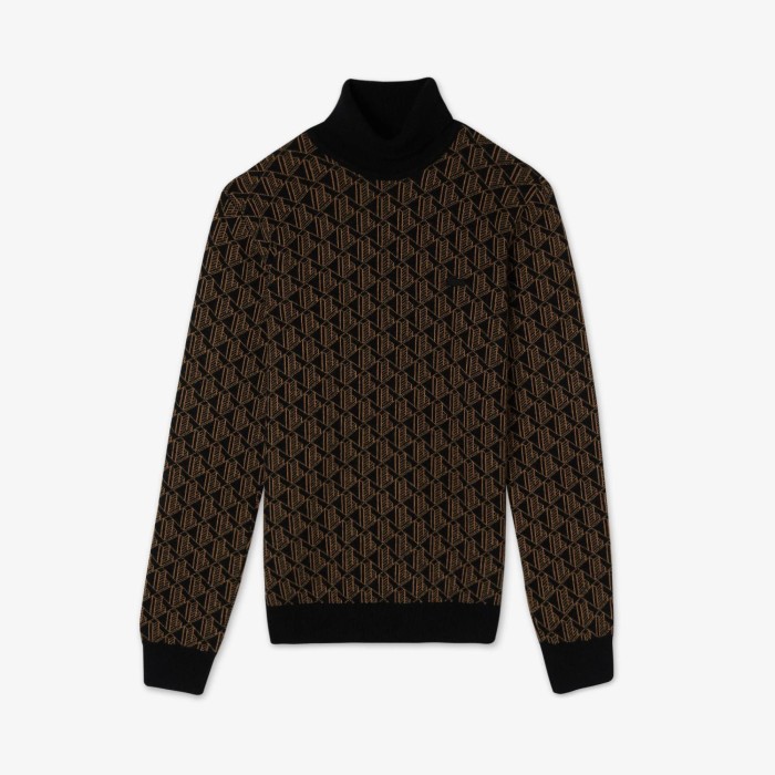 мужской свитер  contrast collar monogram по цене 17836 руб вид справа