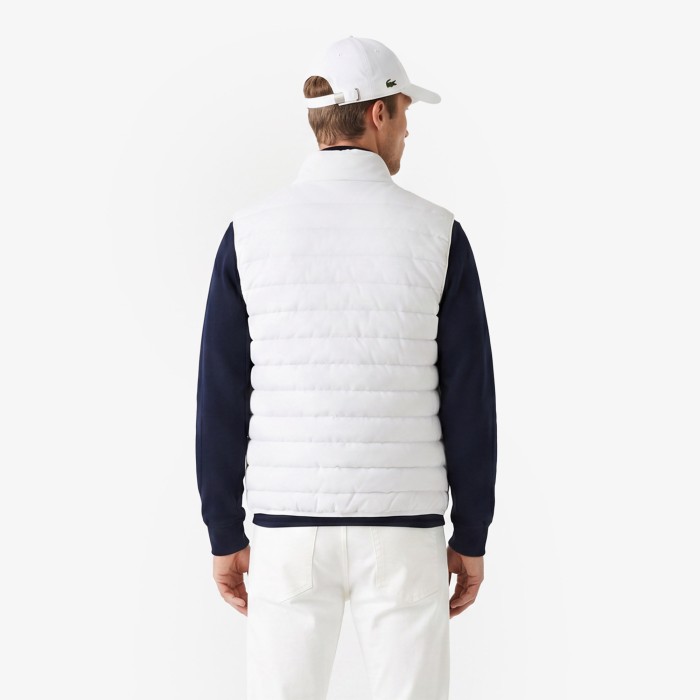 мужской жилет  от бренда lacoste вид слева
