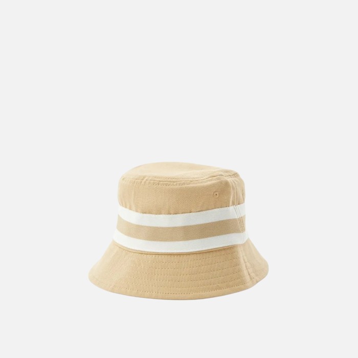 панама  унисекс из хлопка от бренда lacoste вид слева
