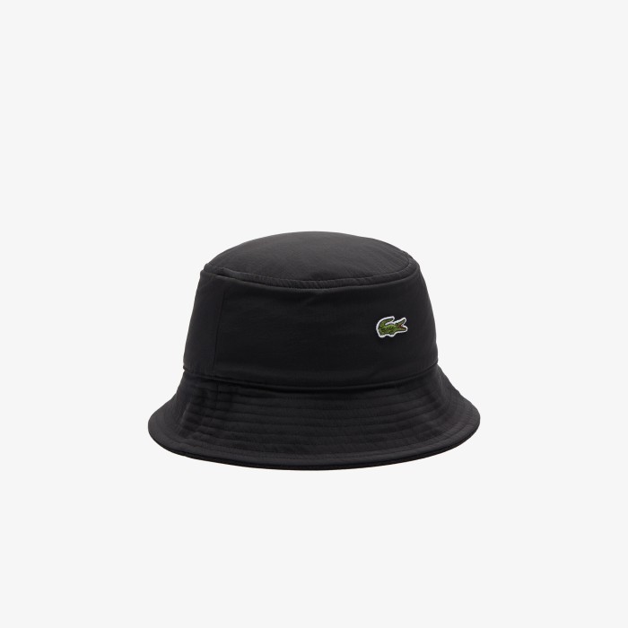 панама  унисекс из хлопка от бренда lacoste вид слева