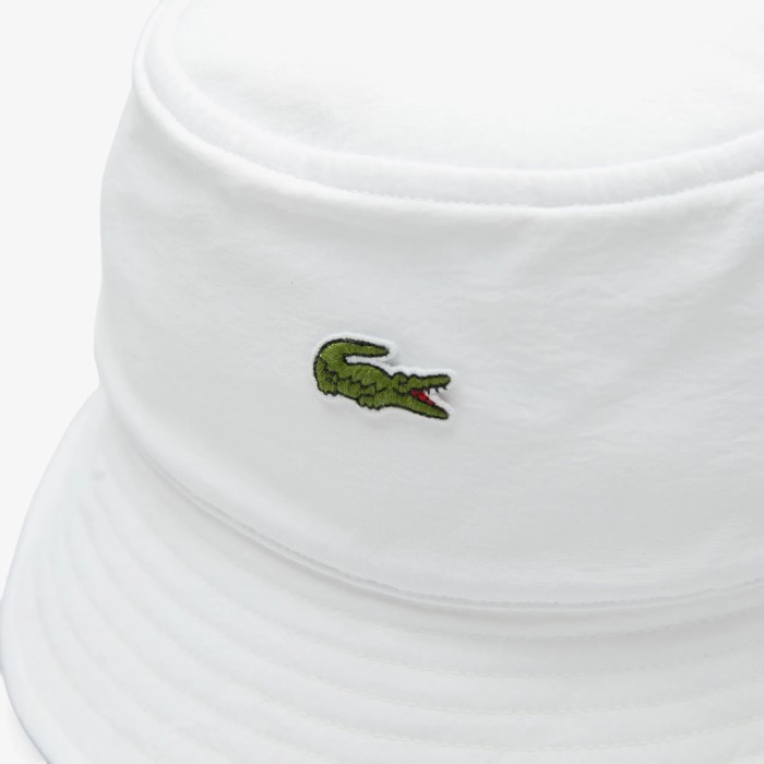 панама  унисекс из хлопка от бренда lacoste вид слева