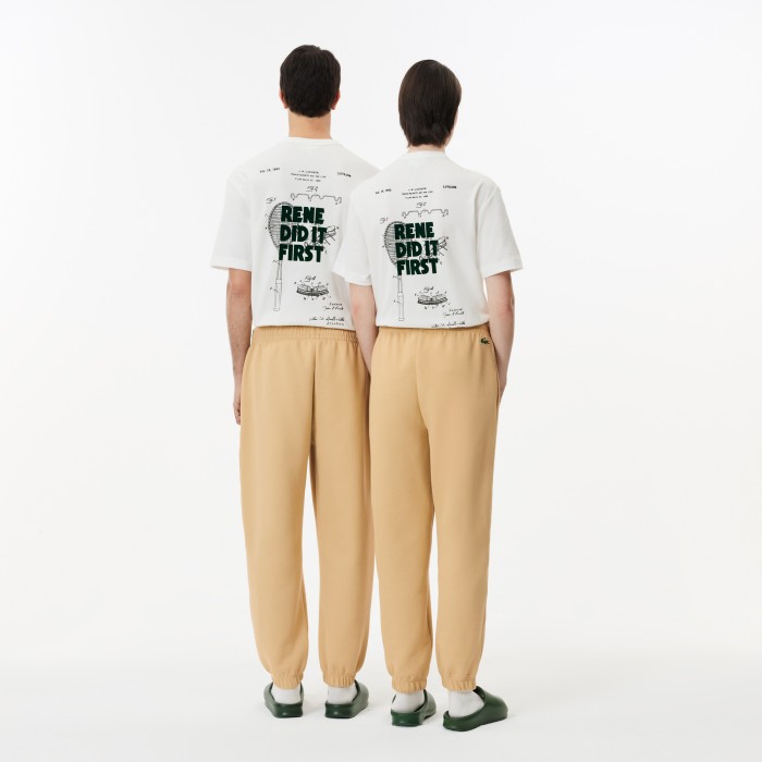 спортивные брюки  унисекс от бренда lacoste вид слева