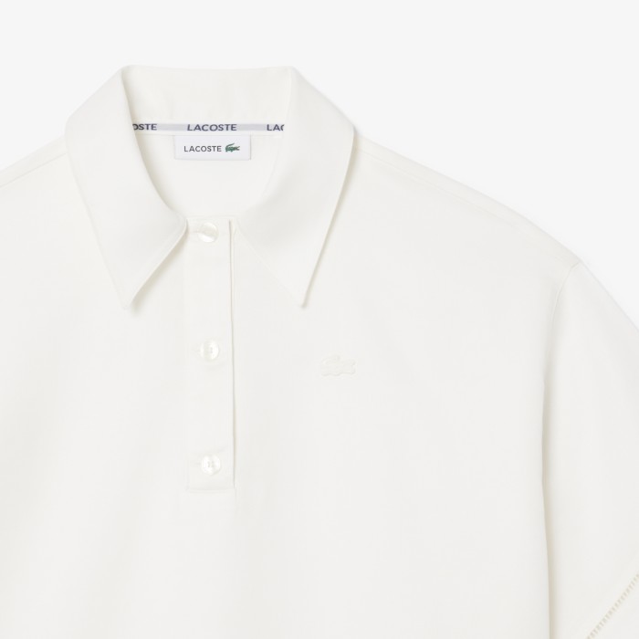 женская рубашка  из смеси льна от бренда lacoste вид слева