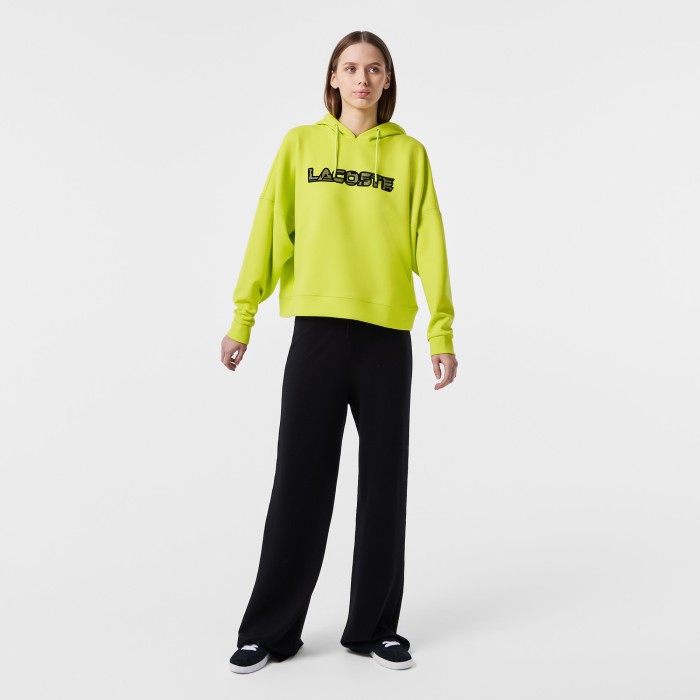 женская толстовка  branded print hoodie из франции вид сбоку