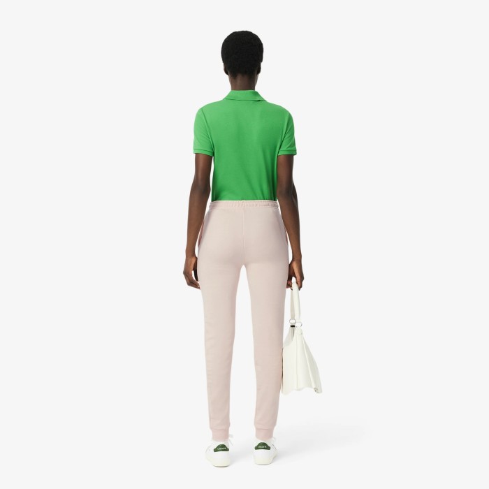 женские флисовые спортивные брюки  от бренда lacoste вид слева