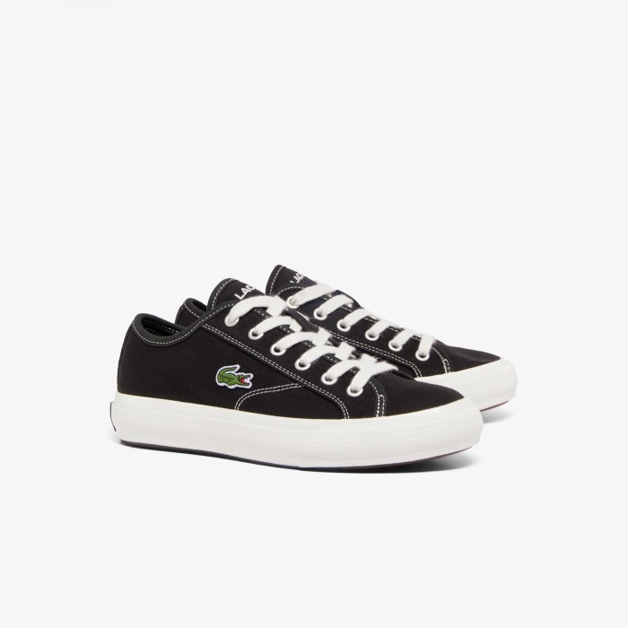 женские кеды  backcourt 125 1 cfa от бренда lacoste вид слева