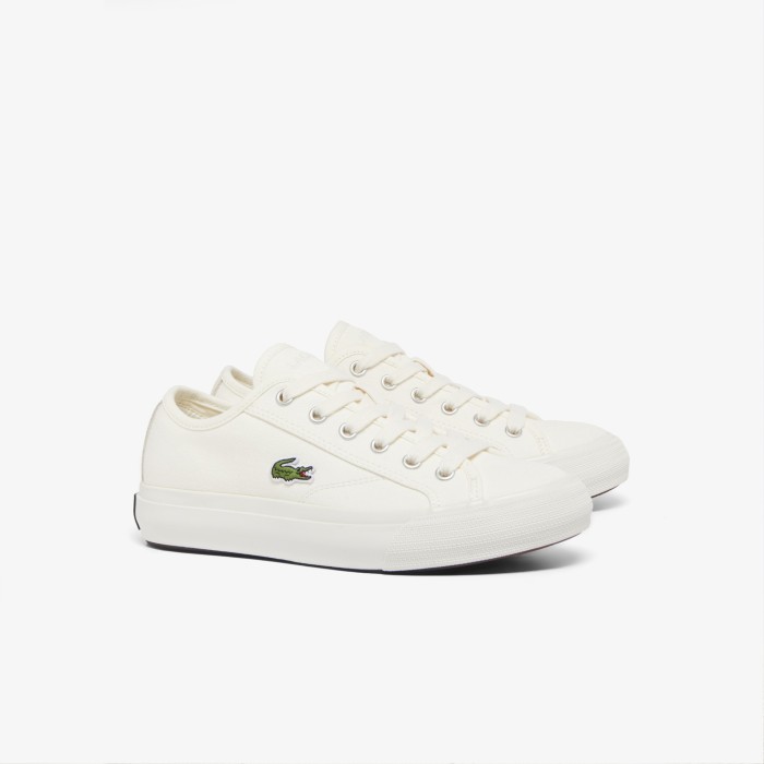 женские кеды  backcourt 125 1 cfa от бренда lacoste вид слева