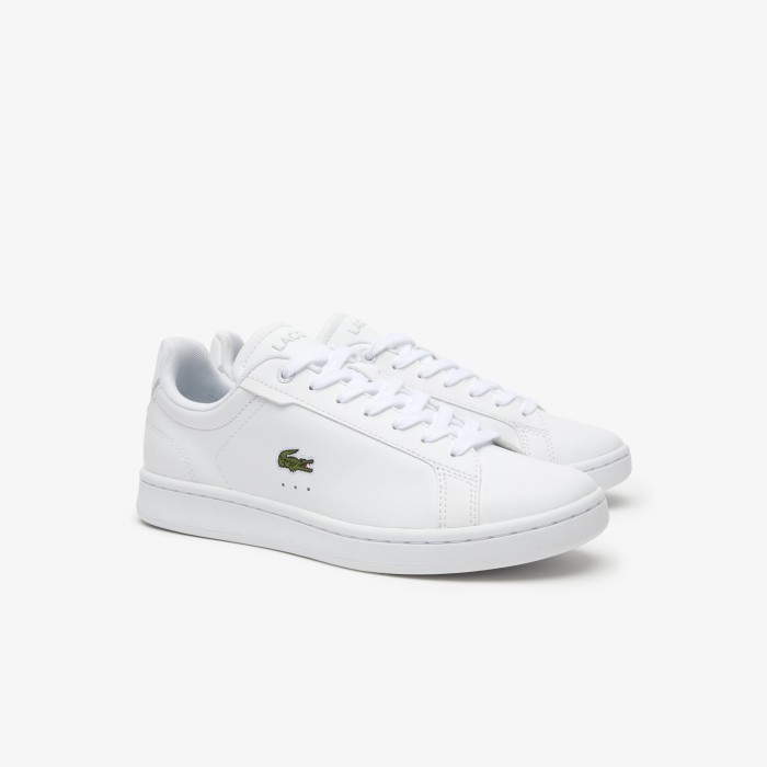 женские кеды  carnaby pro от бренда lacoste вид слева