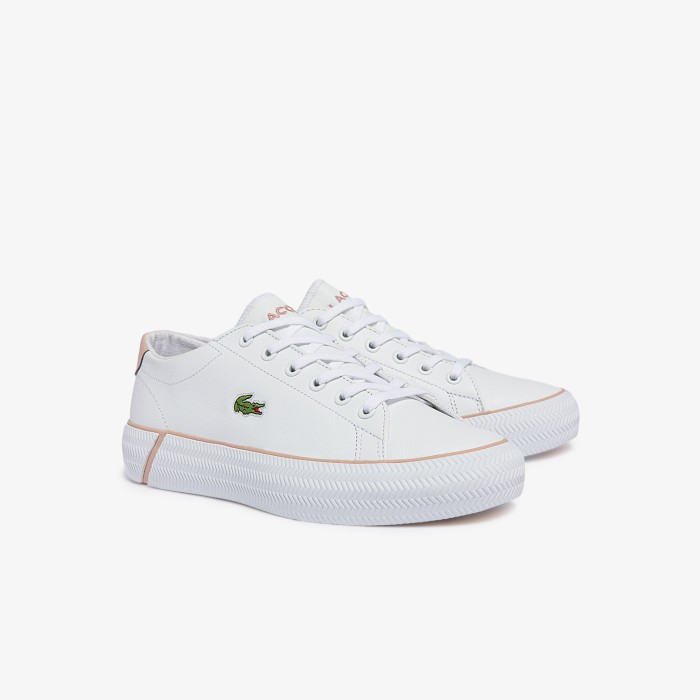 женские кеды  gripshot bl 21 1 cfa от бренда lacoste вид слева