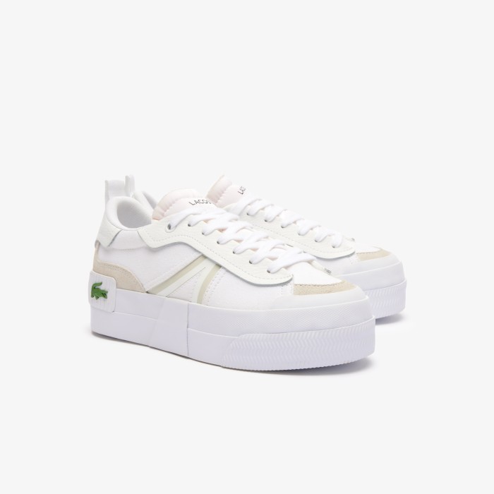 женские кеды  l004 platform 124 5 cfa от бренда lacoste вид слева