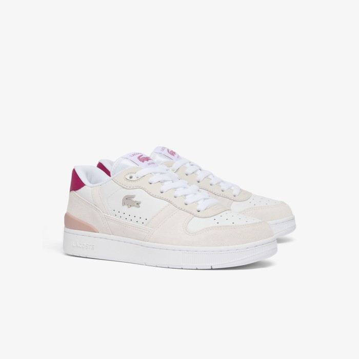 женские кеды  t-clip set 126 2 sfa от бренда lacoste вид слева