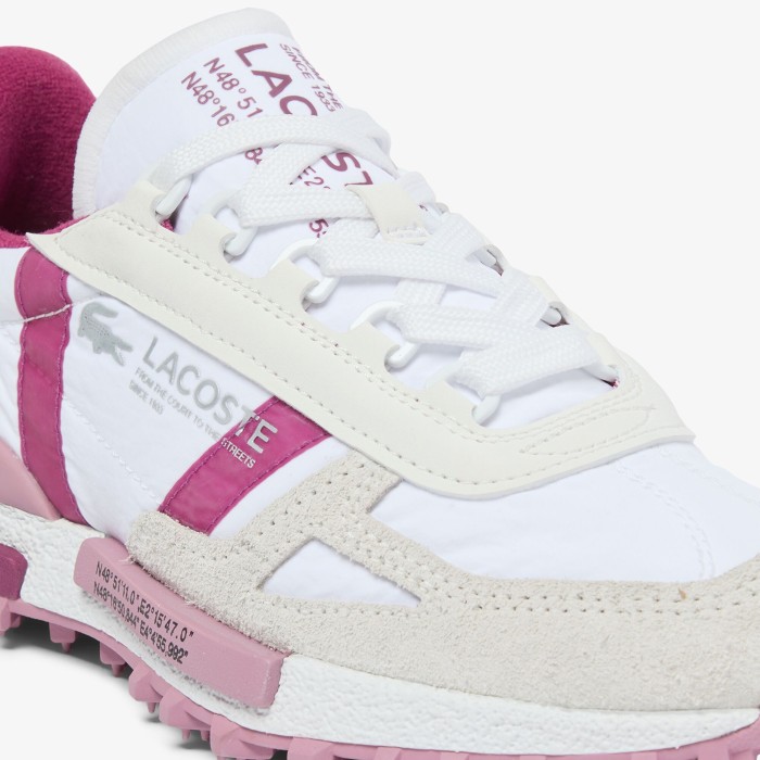 женские кроссовки  elite active 126 8 sfa от бренда lacoste вид слева