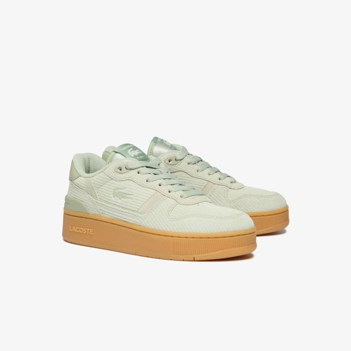 женские кроссовки  t-clip plat 225 1 sfa от бренда lacoste вид слева