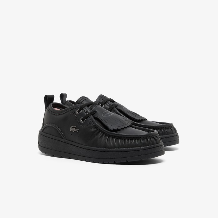 женские лоферы  partner от бренда lacoste вид слева