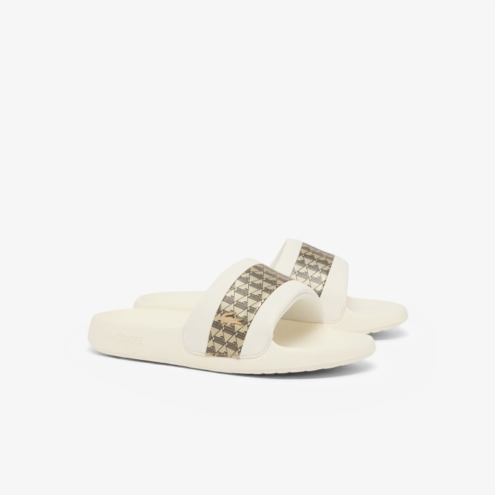 женские пантолеты  serve slide hyb 126 1 cfa от бренда lacoste вид слева