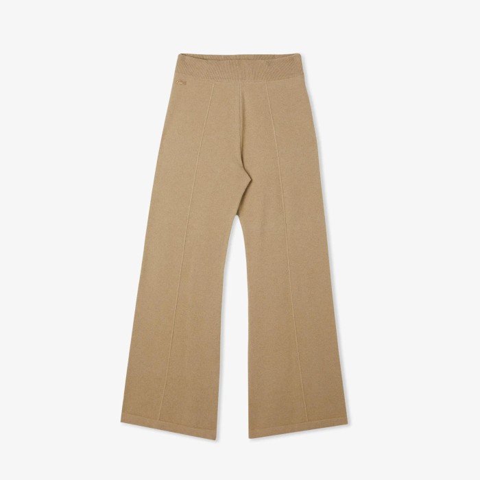 женские шерстяные брюки  свободного кроя из франции вид сбоку