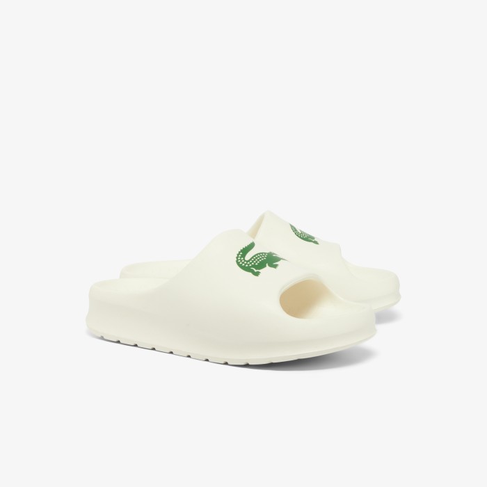 женские сланцы  serve slide 2.0 224 6 cfa от бренда lacoste вид слева