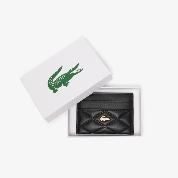 женский кожаный картхолдер-кошелек  crocodelle из франции вид сбоку