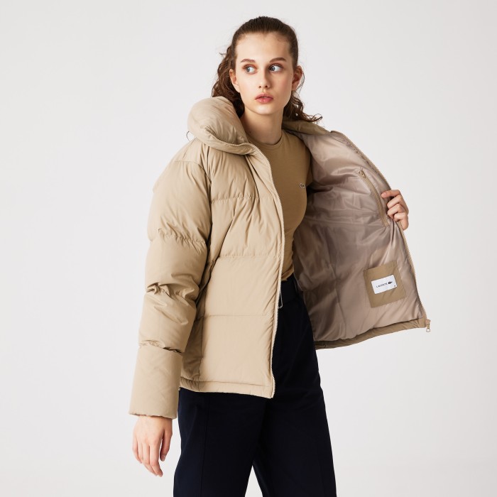женский пуховик  quilted puffer по цене 38493 руб вид справа