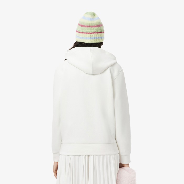женский свитшот  от бренда lacoste вид слева