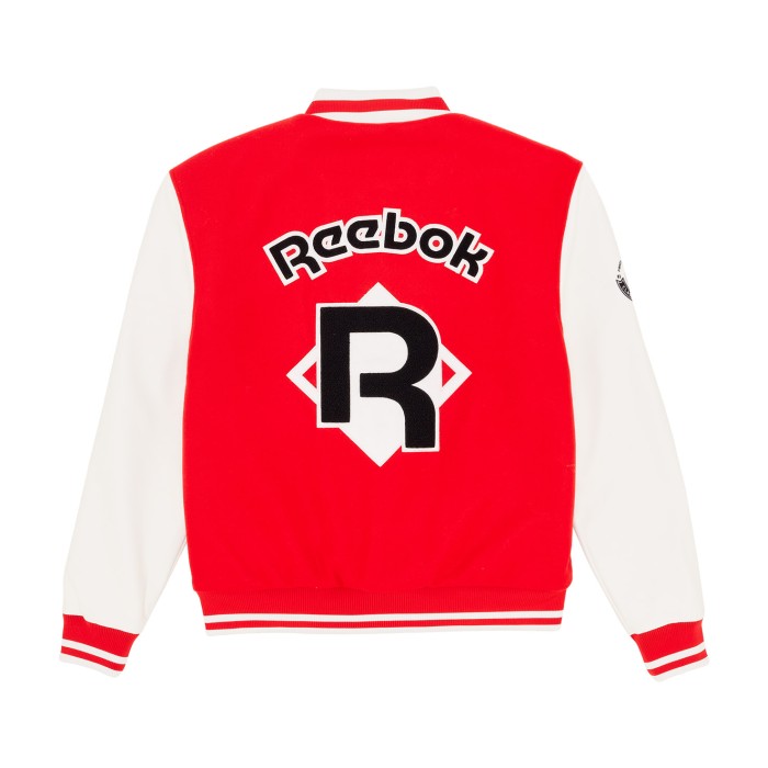бомбер classics reserve varsity jacket от известного бренда вид слева