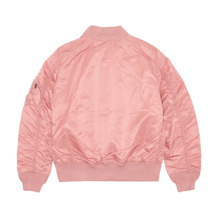 бомбер ma-1 bomber jacket от бренда alpha industries вид слева