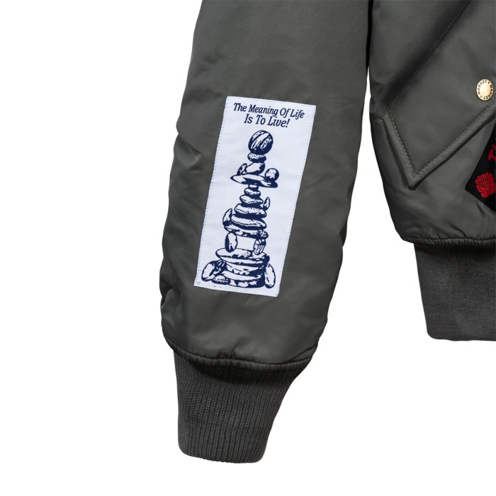 бомбер margins flight jacket - качественный продукт вид сбоку