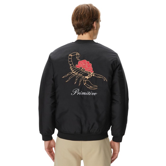 бомбер scorpio bomber jacket от бренда primitive вид слева