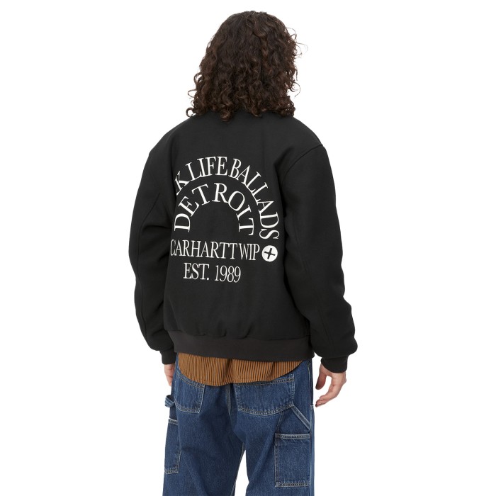 бомбер work varsity bomber от бренда carhartt wip вид слева