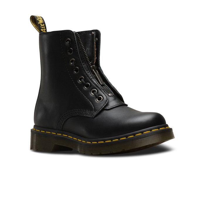 ботинки 1460 pascal frnt zip8 eye boot из проверенных материалов спереди