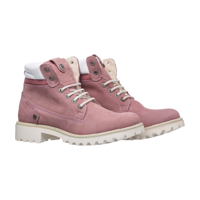 ботинки creek nubuck fur от бренда wrangler вид слева